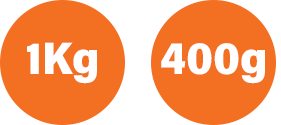 1kg-400g