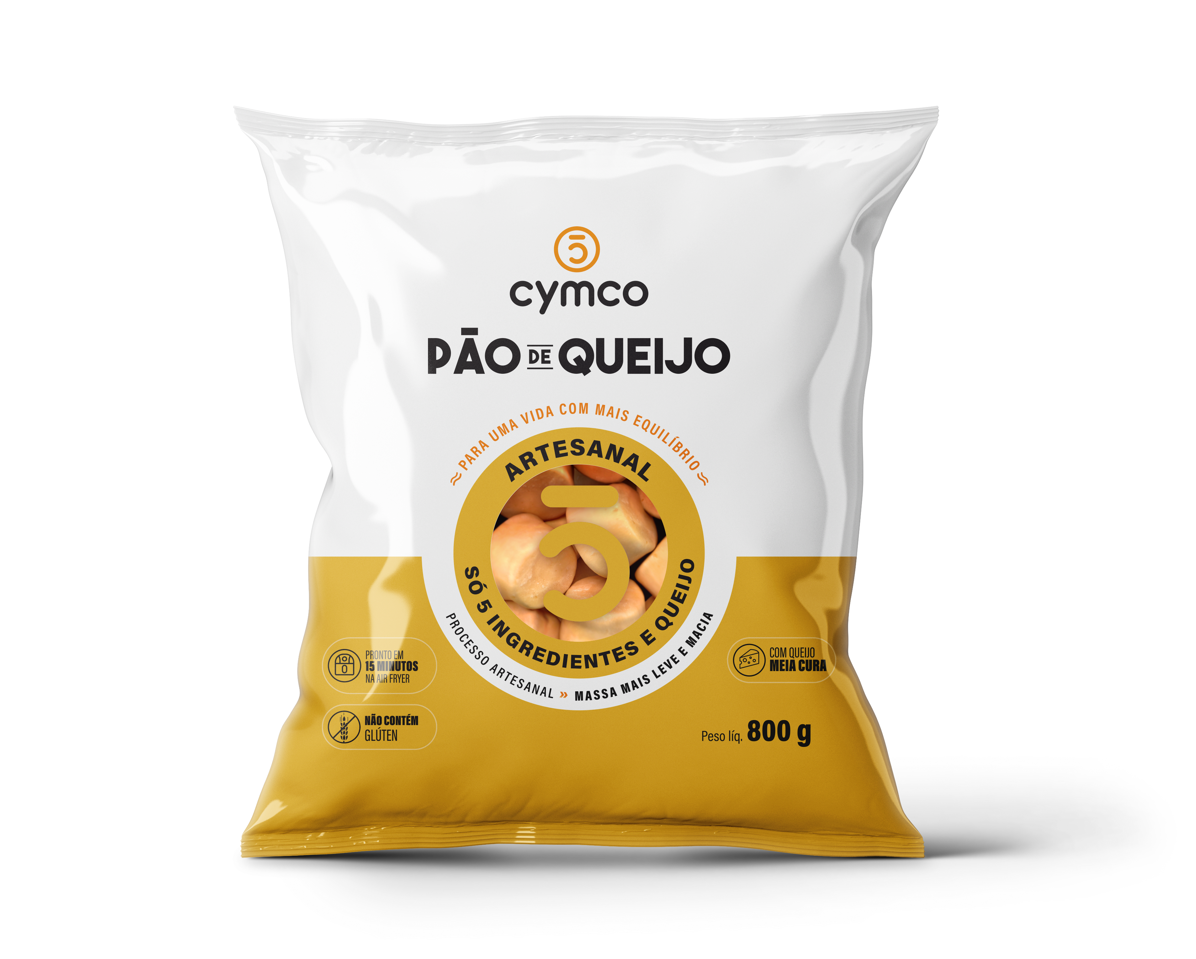 Embalagem 800g-Pão de Queijo Artesanal