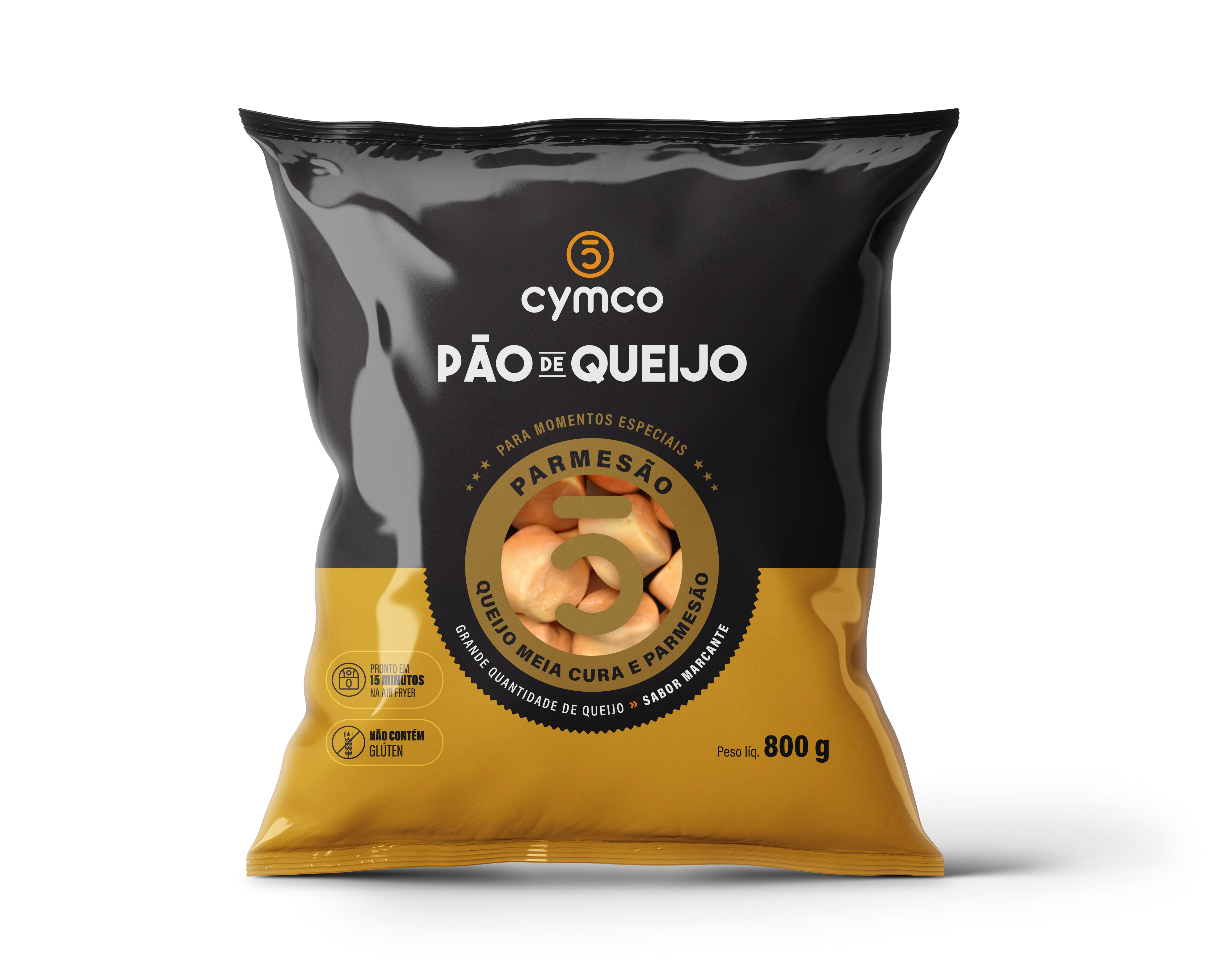 Embalagem 800g-Pão de Queijo Parmesão