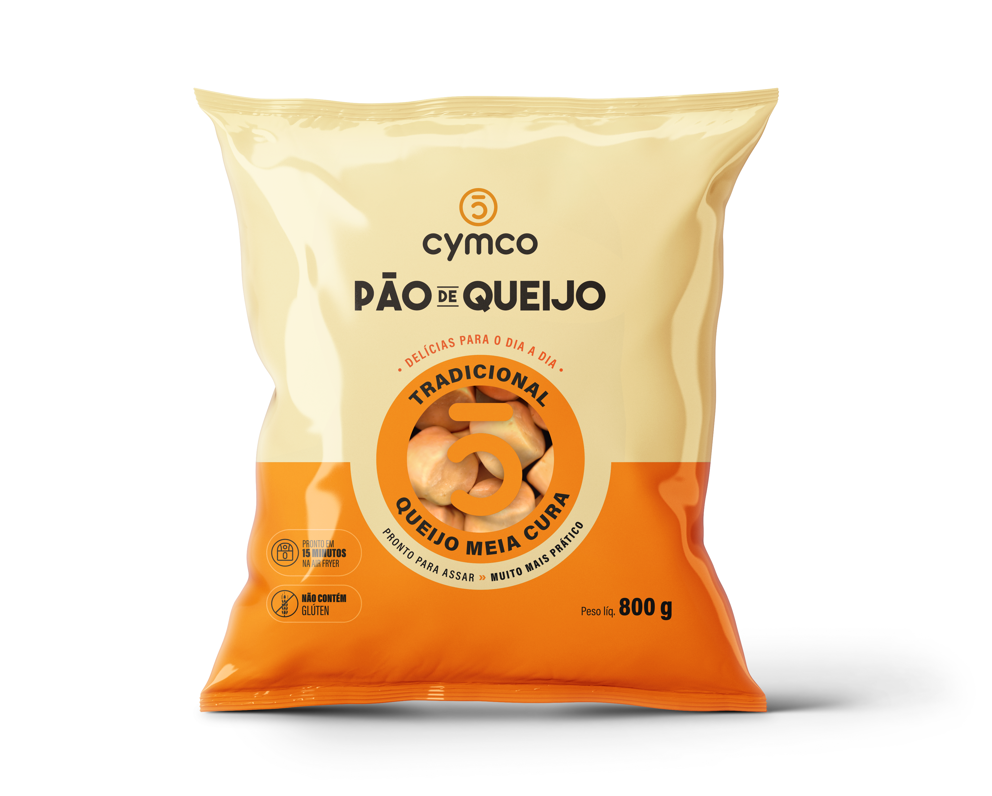 Embalagem 800g-Pão de Queijo Tradicional